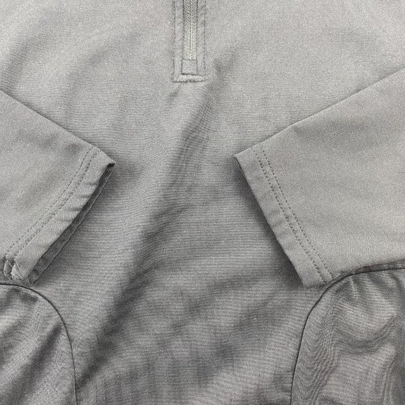 Eddie Bauer Motion Running Shirt Men Medium M Black Long Sleeve 1/4 Zip Sweater - Picture 2 of 13